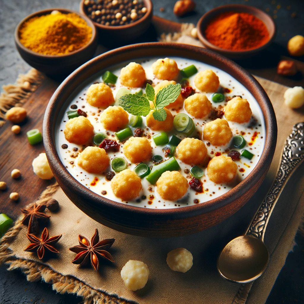 Boondi raita made with yogurt, ground spices, herbs and boondi is a super easy dish you can serve as a side in your meal. Make this delicious and creamy
