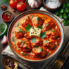 Our Butter Chicken combines grilled chicken pieces in a rich, creamy tomato gravy, creating a dish that’s both indulgent and comforting. The chicken is marinated and cooked fresh, and the entire preparation process is conducted with the utmost attention to cleanliness and hygiene.