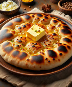 Our Butter Tandoori Roti takes the traditional tandoori roti and enhances it with a generous spread of butter, adding a rich and luxurious flavor. Prepared with the highest standards of hygiene, this bread is not just delicious but also a safe, wholesome choice for complementing any curry.
