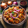 Our Chicken Do Pyaza features juicy chicken pieces cooked with a generous amount of onions, creating a delightful balance of sweetness and spice. We emphasise using freshly sourced chicken and onions, prepared in a clean, sanitary kitchen, offering a dish that’s as hygienically sound as it is delicious.