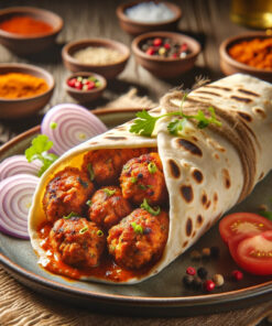 Chicken Seekh Kebab Roll