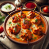 Chicken Tikka Lababdar is a sumptuous feast of tender chicken tikka pieces immersed in a creamy, rich tomato gravy, embodying a perfect fusion of bold flavors and smooth texture.
