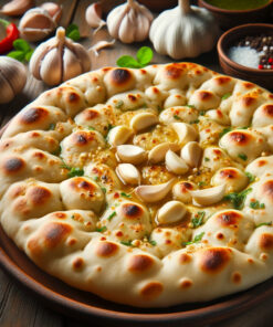 Each Garlic Naan is prepared with freshly minced garlic and herbs, baked to perfection to maintain its crisp texture and aromatic freshness. Prepared under strict hygienic conditions, it’s a flavorful indulgence that pairs wonderfully with our array of gravies and dishes.