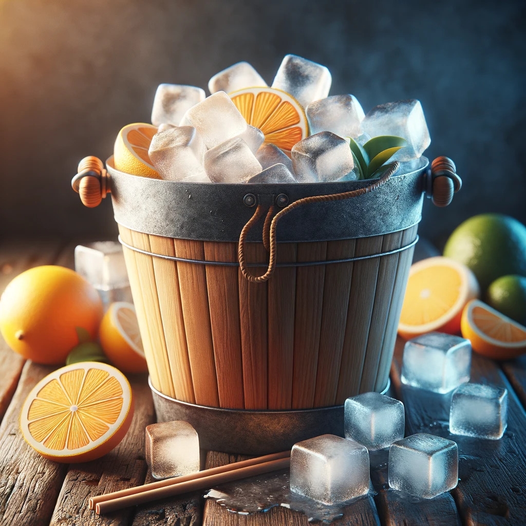 Food Blog and Ice Bucket