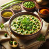 Matar Methi Malai is a luxurious blend of fresh green peas (matar) and fenugreek leaves (methi) in a rich, creamy gravy. We ensure the vegetables are sourced fresh, and the dish is prepared with utmost cleanliness, offering a delicate balance of flavors in a hygienic, creamy delight.