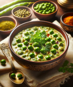 Matar Methi Malai is a luxurious blend of fresh green peas (matar) and fenugreek leaves (methi) in a rich, creamy gravy. We ensure the vegetables are sourced fresh, and the dish is prepared with utmost cleanliness, offering a delicate balance of flavors in a hygienic, creamy delight.