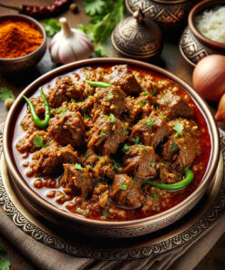 Our Mutton Rara combines tender, bone-in mutton pieces with minced mutton in a rich, spicy gravy, ensuring a burst of flavor in every bite. Each piece of meat is sourced fresh and the dish is prepared in a highly hygienic kitchen, guaranteeing both exquisite taste and immaculate cleanliness.