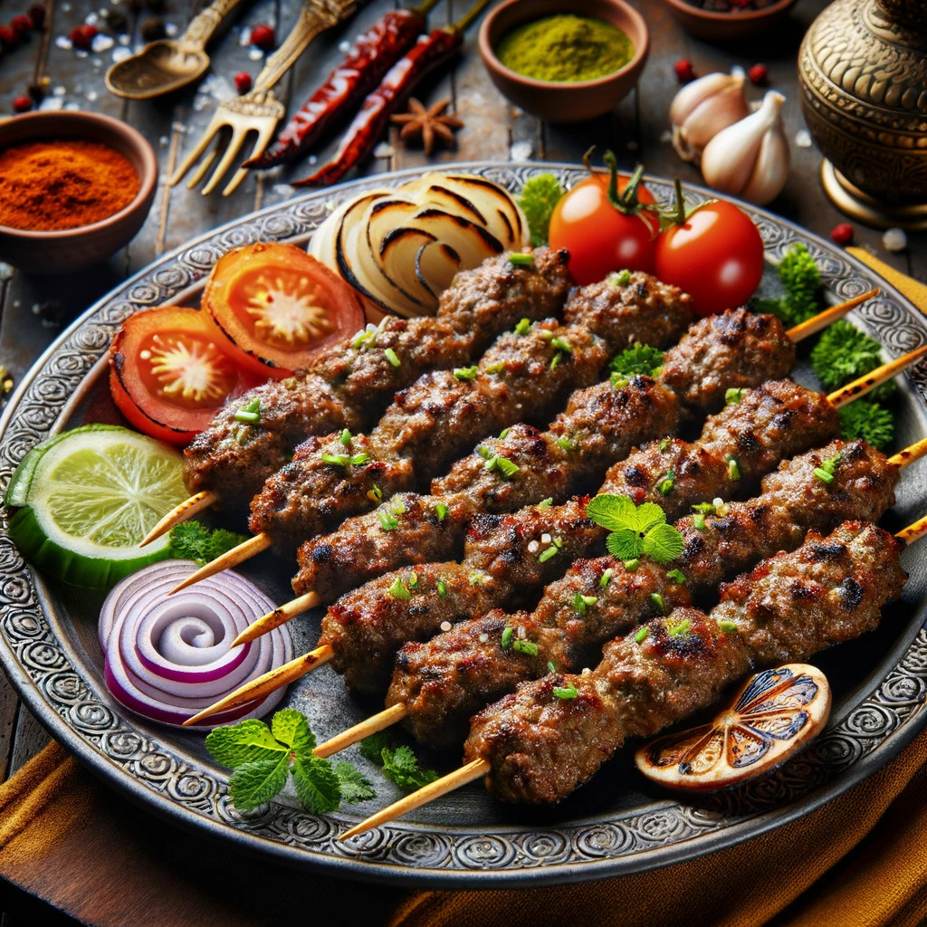 Mutton Seekh Kebab