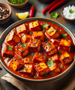 Tikka Masala, a beloved classic in Indian cuisine, is our proud Dish of the Month. This dish is a harmonious blend of traditional spices and modern culinary techniques, resulting in a flavor that is both comforting and exotic