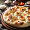 Freshly baked in a traditional tandoor, our Plain Naan is made with the finest ingredients, ensuring a soft, fluffy texture in every bite. We emphasize hygiene in its preparation, ensuring a clean, wholesome experience. This bread is a versatile accompaniment, perfect for savoring with a variety of curries.