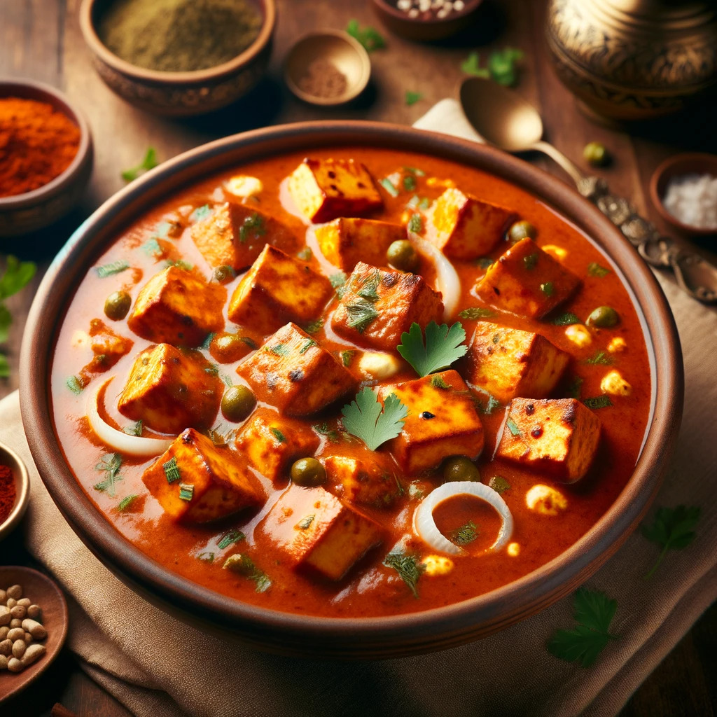 Shahi Paneer, a royal treat, consists of soft paneer cubes in a rich, creamy tomato gravy. Fresh paneer and ingredients are prepared in a scrupulously clean kitchen, creating a dish that’s a luxurious blend of taste and hygiene.