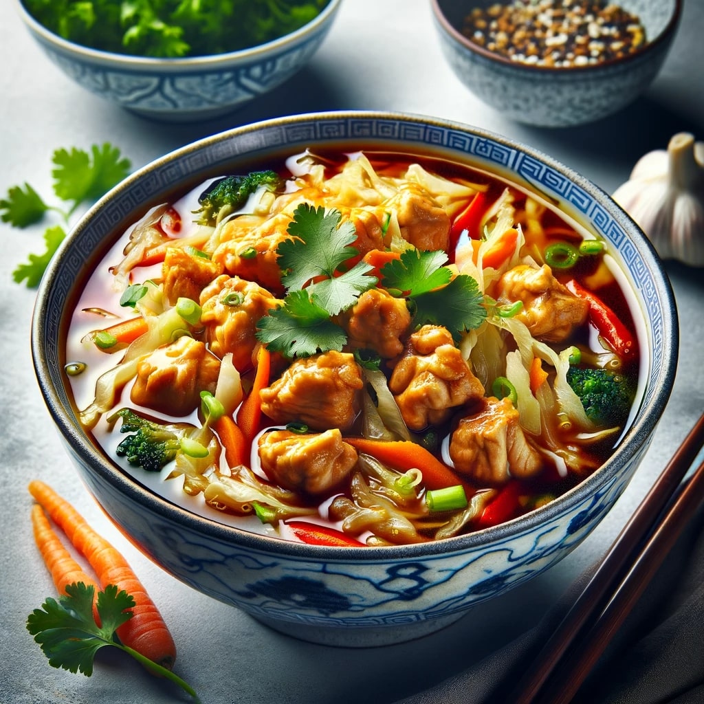 Chicken Manchurian Soup