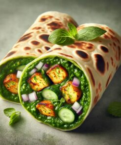 Paneer Hariyali Roll